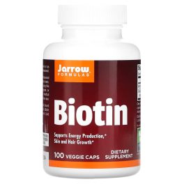 Jarrow Formulas, Biotin, 100 Veggie Caps