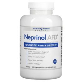 Arthur Andrew Medical, Neprinol AFD, Advanced Fibrin Defense, 500 mg, 300 Capsules