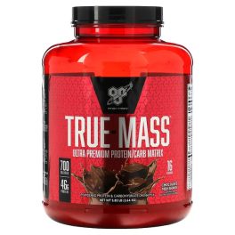 BSN, True-Mass, Ultra Premium Protein/Carb Matrix, Chocolate Milkshake, 5.82 lbs (2.64 kg)