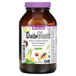 Bluebonnet Nutrition, Daily Multi, Iron Free, 180 Caplets