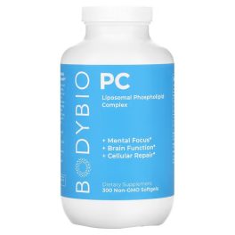 BodyBio, PC, Liposomal Phospholipid Complex, 300 Non-GMO Softgels