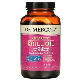 Dr. Mercola, Antarctic Krill Oil for Women, 270 Capsules