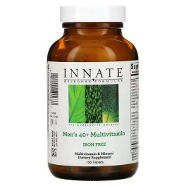 Innate Response Formulas, Men's 40+ Multivitamin, Iron Free, 120 Tablets