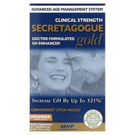 Maximum Human Performance, LLC, Secretagogue-Gold, Orange, 30 Stick Packs, 0.53 oz (14.9 g) Each