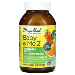MegaFood, Baby & Me 2, Prenatal Multi, 120 Tablets