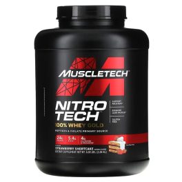 MuscleTech, Nitro Tech 100% Whey Gold, Strawberry Shortcake, 5.03 lbs (2.28 kg)