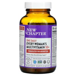 New Chapter, Every Woman's One Daily 55+ Multivitamin, 72 Vegetarian Tablets