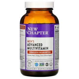 New Chapter, Men's Advanced Multivitamin, 120 Vegetarian Tablets