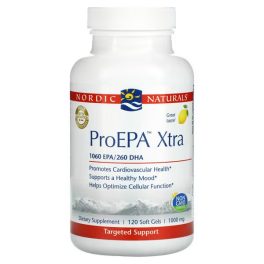 Nordic Naturals, ProEPA Xtra, Lemon, 1,000 mg, 120 Soft Gels