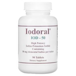 Optimox Corporation, Iodoral, 50 mg, 90 Tablets
