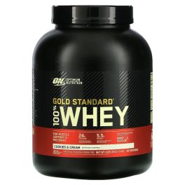 Optimum Nutrition, Gold Standard 100% Whey, Cookies & Cream, 4.65 lb (2.11 kg)