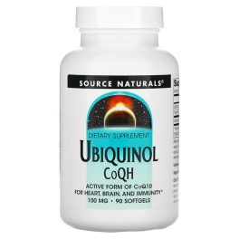 Source Naturals, Ubiquinol CoQH, 100 mg, 90 Softgels