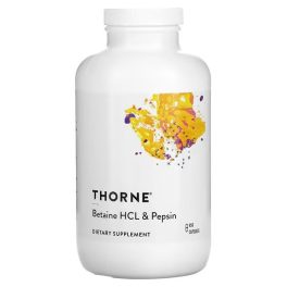 Thorne, Betaine HCL & Pepsin, 450 Capsules