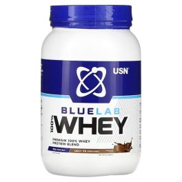 USN, BLUELAB, 100% Whey, Chocolate, 2 lbs (907 g)