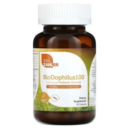 Zahler, BioDophilus100, Advanced Probiotic Formula, 100 Billion CFUs, 30 Capsules