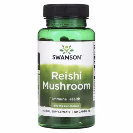 Swanson, Reishi Mushroom, 600 mg, 60 Capsules