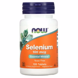 NOW Foods, Selenium, 100 mcg, 100 Tablets