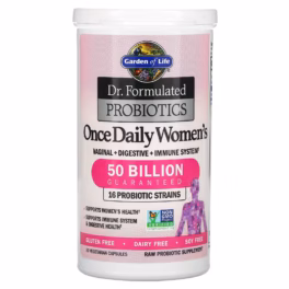 Garden of Life, Dr. Formulated Probiotics, Once Daily Women's, 50 Billion, 30 Vegetarian Capsules