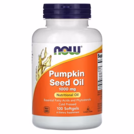NOW Foods, Pumpkin Seed Oil, 1,000 mg, 100 Softgels