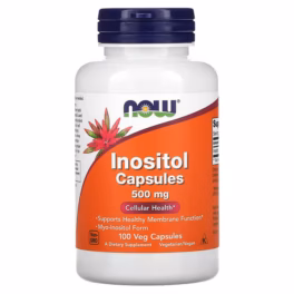 NOW Foods, Inositol Capsules, 500 mg, 100 Veg Capsules