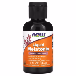 NOW Foods, Liquid Melatonin, 3 mg, 2 fl oz (59 ml)