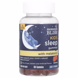 Mommy's Bliss, Kids Sleep Gummies With Melatonin, 3 Years+, Strawberry, 60 Gummies