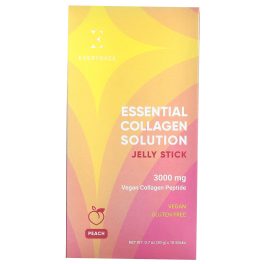 Everydaze, Essential Collagen Solution Jelly Stick, Peach, 10 Sticks, 0.7 oz (20 g) Each