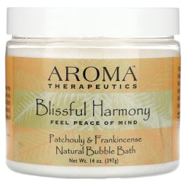 Abra Therapeutics, Natural Bubble Bath, Blissful Harmony, Patchouly & Frankincense, 14 oz (397 g)