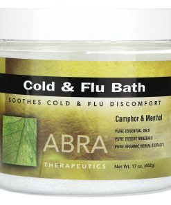 Abra Therapeutics, Cold and Flu Bath, Camphor & Menthol, 17 oz (482 g)