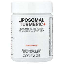 Codeage, Liposomal Turmeric+, 90 Vegetable Capsules