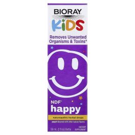 Bioray, Kids, NDF® Happy, Peach, 2 fl oz (59 ml)