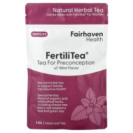 Fairhaven Health, FertiliTea®, Loose Leaf Tea, For Preconception, Mint, 3 oz