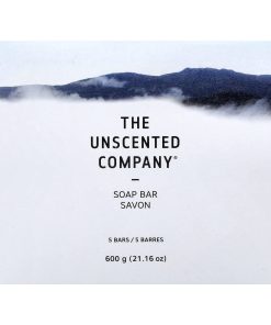 The Unscented Company, Soap Bar, Fragrance Free, 5 Bars, 21.16 oz (600 g)