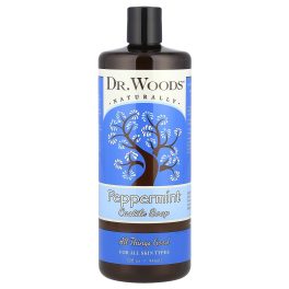 Dr. Woods, Peppermint Castile Soap, 32 fl oz (946 ml)