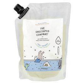 The Unscented Company, Kids, Big Bubble Bath, Refill, Fragrance Free, 33.8 fl oz (1 l)