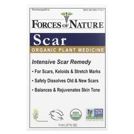 Forces of Nature, Scar, Organic Plant Medicine,  0.37 fl oz (11 ml)
