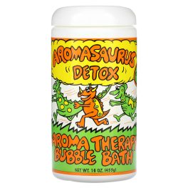 Abra Therapeutics, Aromasaurus Detox, Aroma Therapy Bubble Bath For Children, 16 oz (453 g)