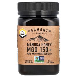 Egmont Honey, Manuka Honey, Raw And Unpasteurized, UMF™ 7+, MGO 150+, 17.6 oz (500 g)