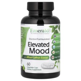 Emerald Laboratories, Elevated Mood with Affron® Saffron Extract, 60 Vegetable Caps
