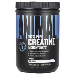 Animal, 100% Pure Creatine Monohydrate™ Powder, Unflavored, 1.1 lb (500 g)