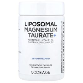 Codeage, Liposomal Magnesium Taurate+, 120 Vegetable Capsules