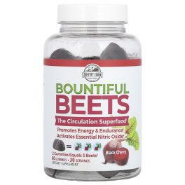 Country Farms, Bountiful Beets Gummies, Black Cherry, 60 Gummies