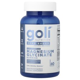 Goli Nutrition, Magnesium Glycinate Gummies, 60 Gummies