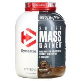 Dymatize, Super Mass Gainer™, Rich Chocolate, 6 lb (2.7 kg)