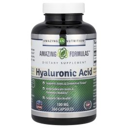 Amazing Nutrition, Hyaluronic Acid, 100 mg, 360 Capsules