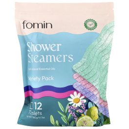 fomin, Shower Steamers, Variety Pack, 12 Tablets