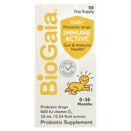 BioGaia, Baby Protectis Drops, Immune Active, 0-36 Months, 0.34 fl oz (10 ml)