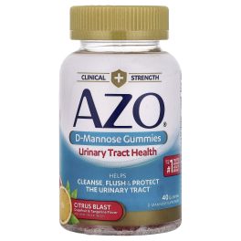 AZO, D-Mannose Gummies, Citrus Blast, 40 Gummies