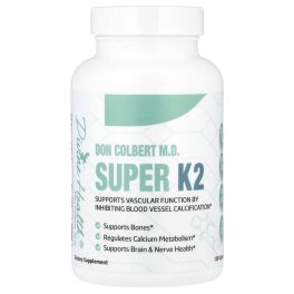 Divine Health, Don Colbert M.D. Super K2, 120 Capsules (200 mcg per Capsule)