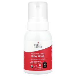 Earth Mama, Baby Wash, Simply Non-Scents, 6.27 fl oz (185 ml)
